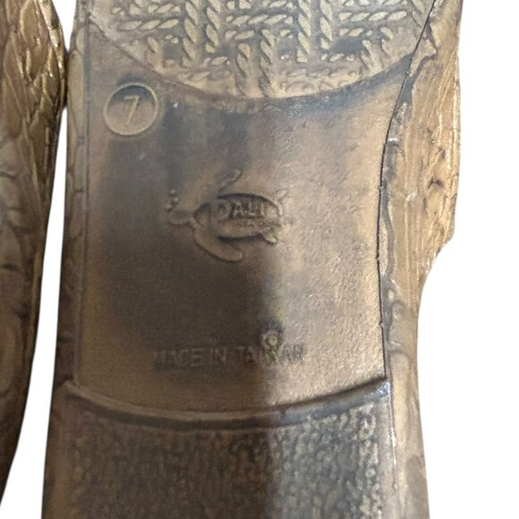 Pali Hawaii Womens Jesus Sandals Size 7 Brown Rubber Comfort - Picture 7 of 7